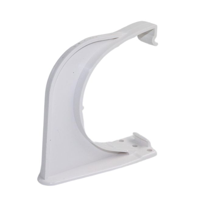 White Deepflow Guttering Fascia Bracket - 114mm