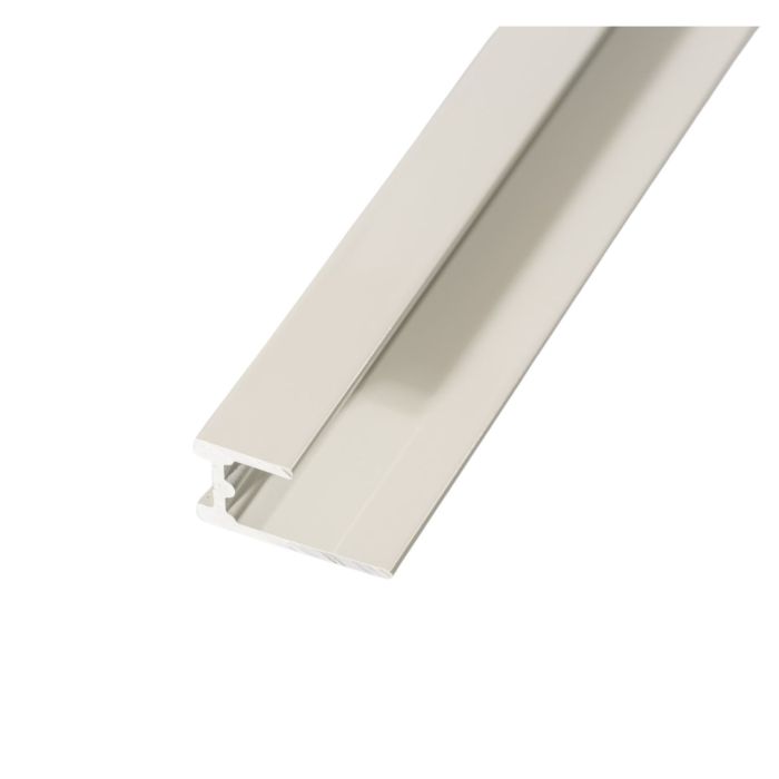 White PVC Base Seal Trim for Storm 10mm Bathroom Cladding - 2.4m