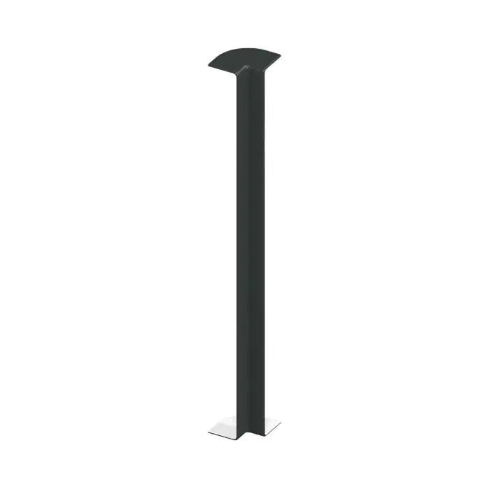 Fascia and Capping Board Double Ended Internal Corner Trim - Black, 450mm