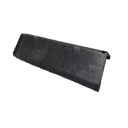 Anthracite Black Envirotile Plastic Lightweight Slate Hip Cap - Length 425mm x Width 165mm