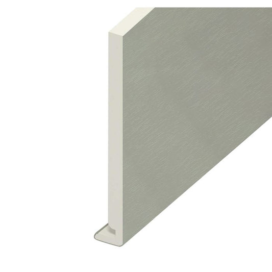 Eurocell Agate Grey Woodgrain Fascia Board - L 5m x W 250mm