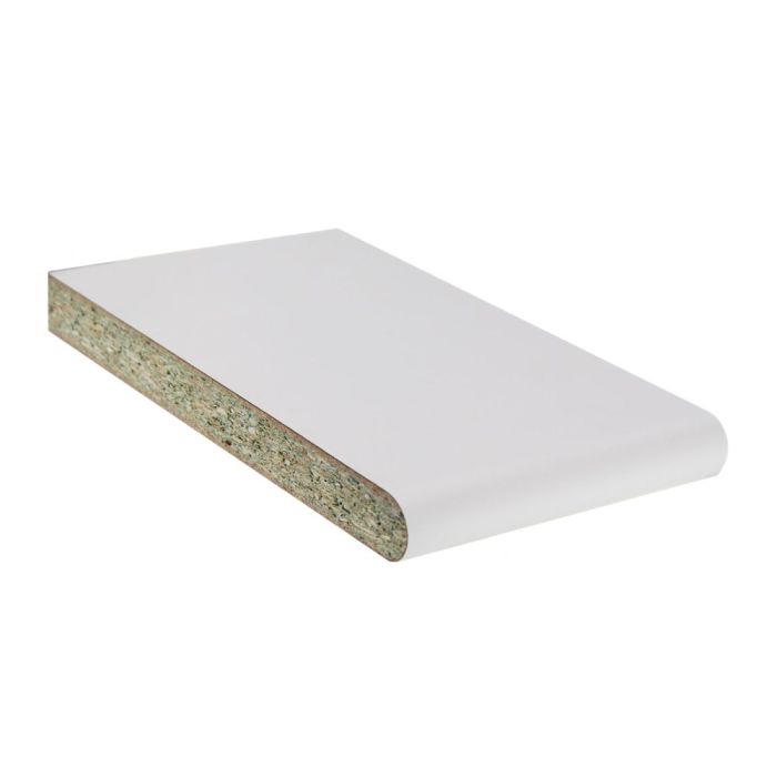 White 23mm Thick Laminated Window Board - Length 3m x Width 600mm