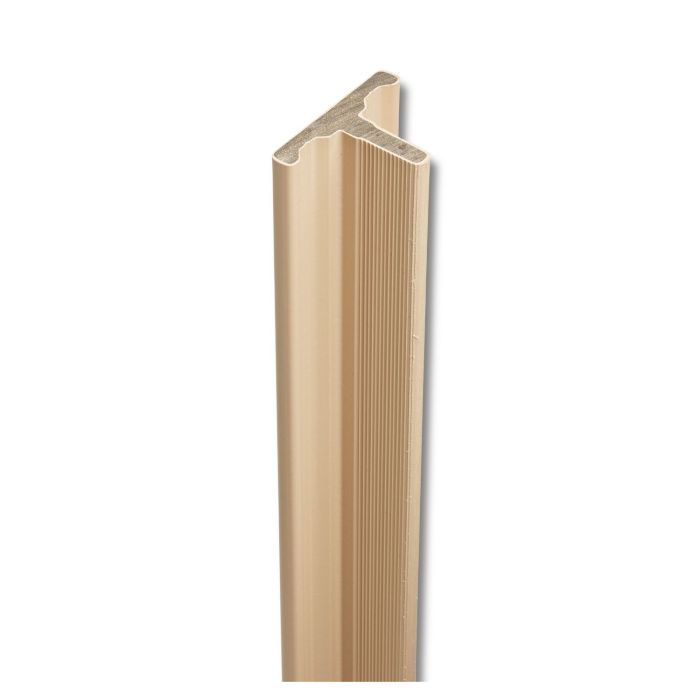 Light Oak Forma Slatted Composite Cladding Joint Trim - Length 3.6m x Width 50mm