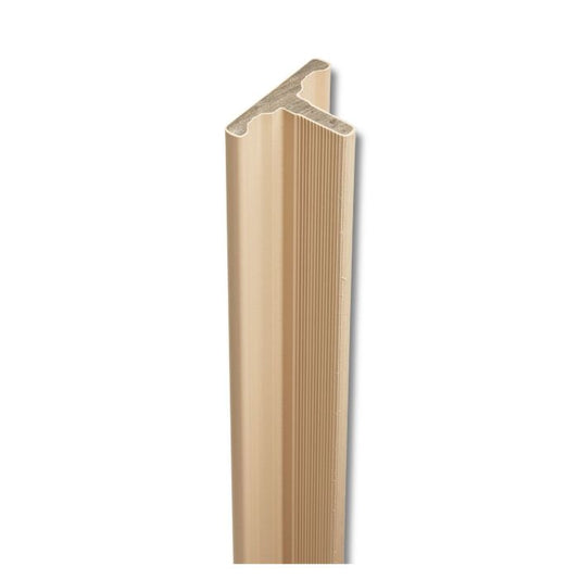 Light Oak Forma Slatted Composite Cladding Joint Trim - Length 3.6m x Width 50mm