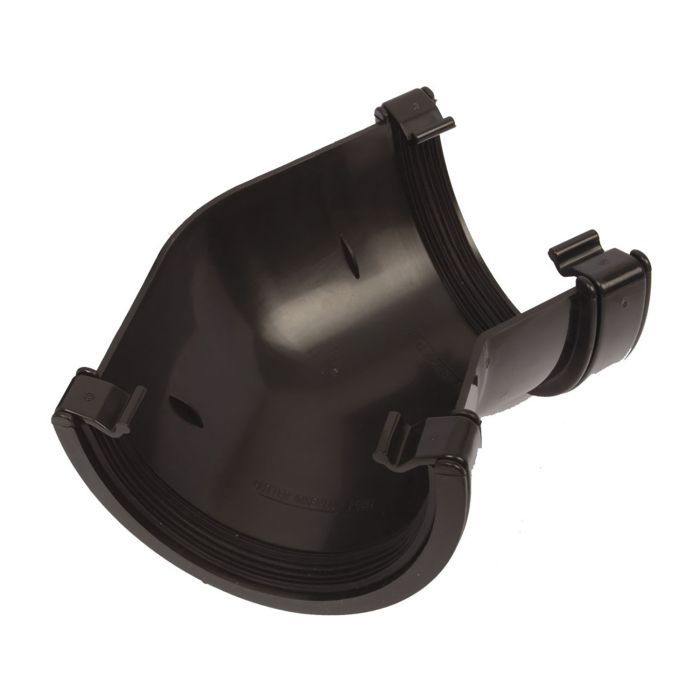 Black Deepflow Guttering 135° Angle - 114mm
