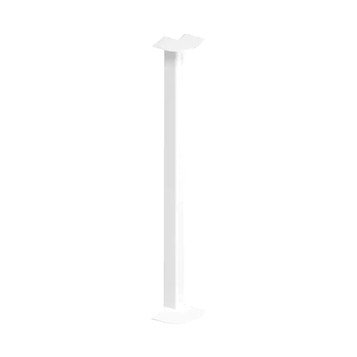 Fascia and Capping Board Double Ended Internal Corner Trim - White, 450mm