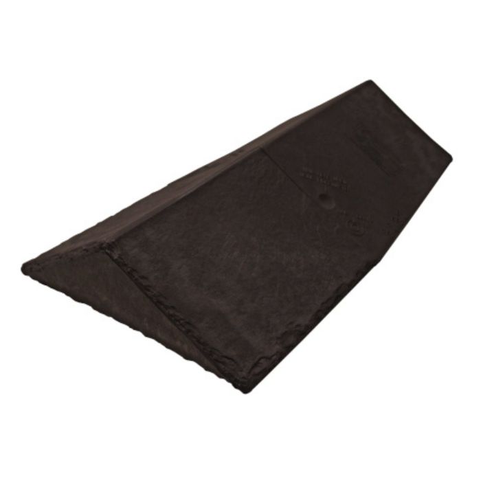 Stone Black Tapco Slate Classic Ridge 90° End Cap 30-34° Pitch - 445mm x 275mm