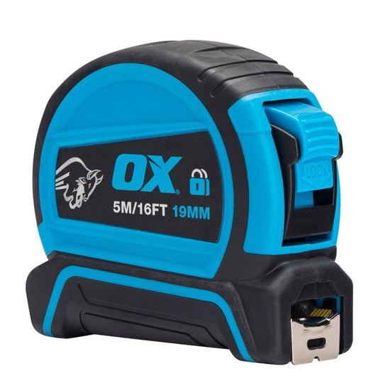 OX Dual Lock Tape Measure 5m - Twin Pack
