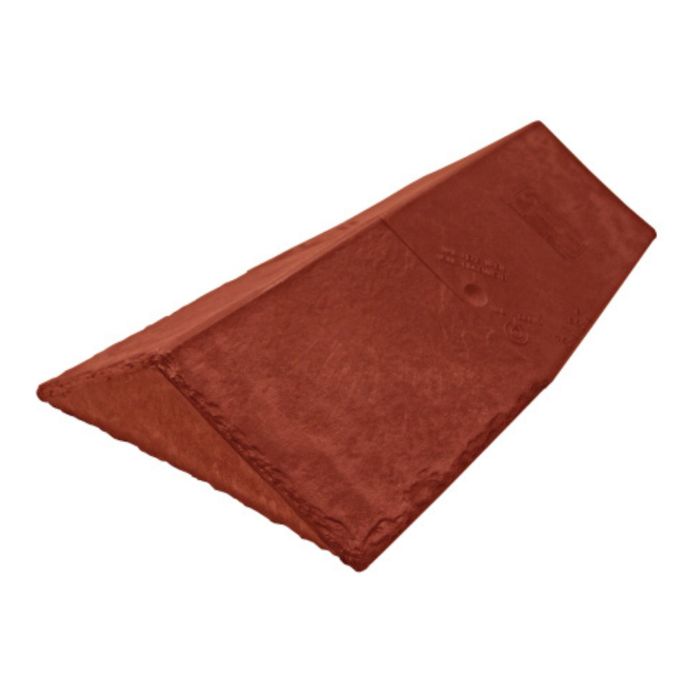 Brick Red Tapco Slate Classic Ridge 90° End Cap 35-40° Pitch - 445mm x 265mm