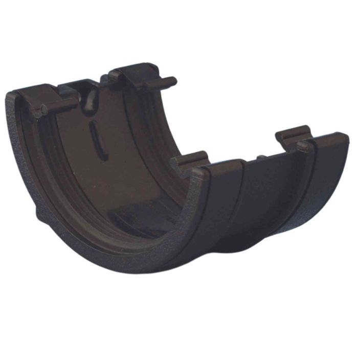 Cast Iron Effect Half Round Guttering Union Bracket - 112mm