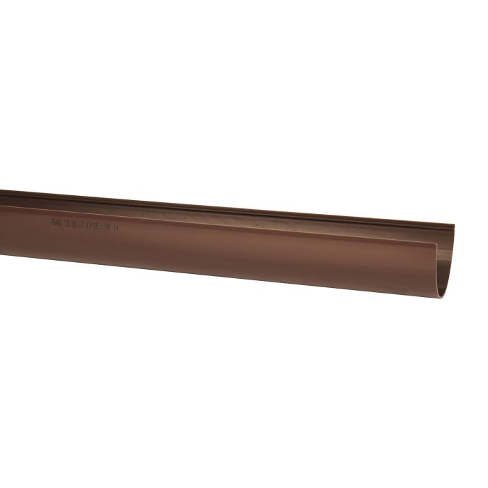 Brown Deepflow Gutter - 114mm x Length 4m