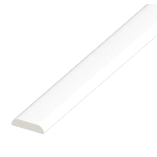 UPVC Multi-Purpose Trim - White Ash, 5m x 25mm