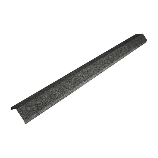 Metrotile Roof Charcoal Delta Ridge Cap - Length 1.365m x Width 25mm