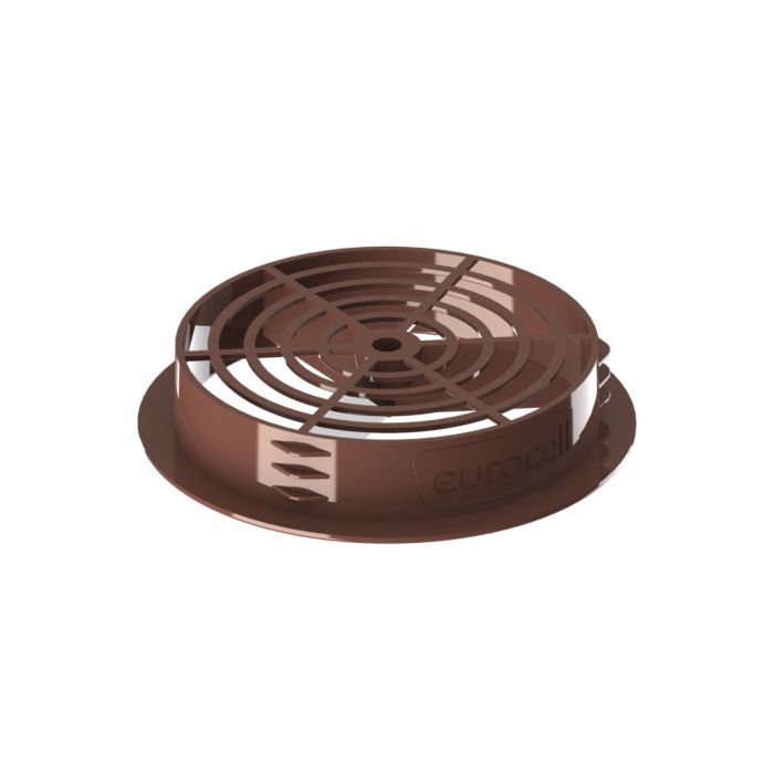 Brown Eurocell Circular 70mm Soffit Disc Vent