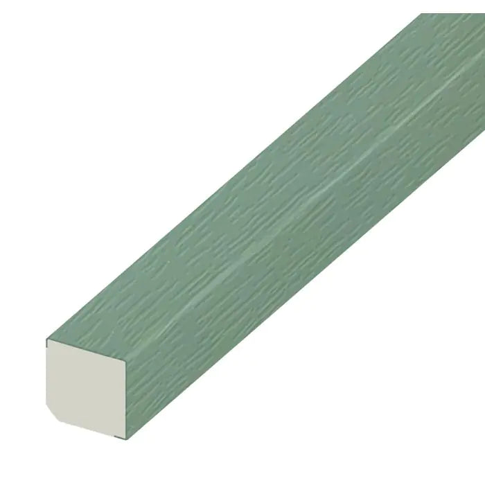 UPVC Square Section Trim - Chartwell Green, 5m x 20mm