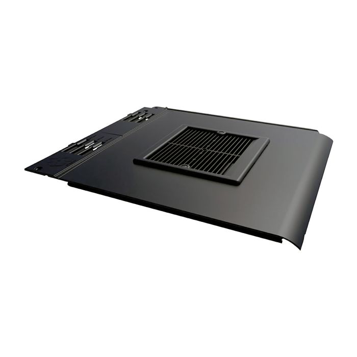 Slate Grey Envirotile Plastic Tile Cowl Vent - Length 365mm x Width 325mm
