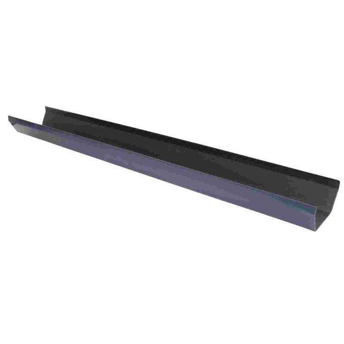 Anthracite Grey Square Gutter - 114mm x Length 4m