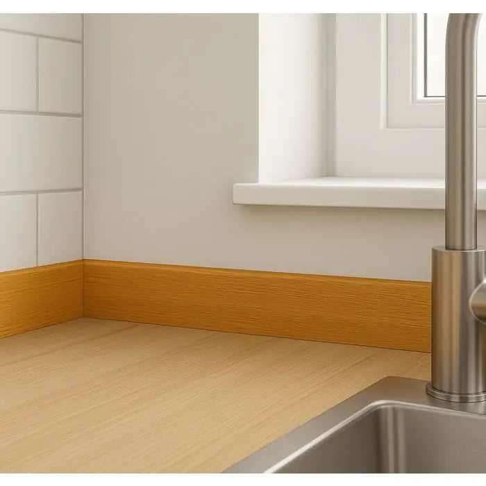 UPVC Multi-Purpose Trim - Golden Oak, 5m x 95mm