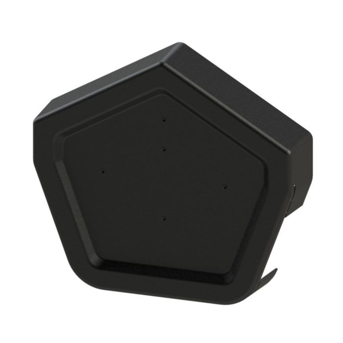 Black Euroverge Universal Dry Verge Angled Ridge Cap - Length 245mm x Width 270mm