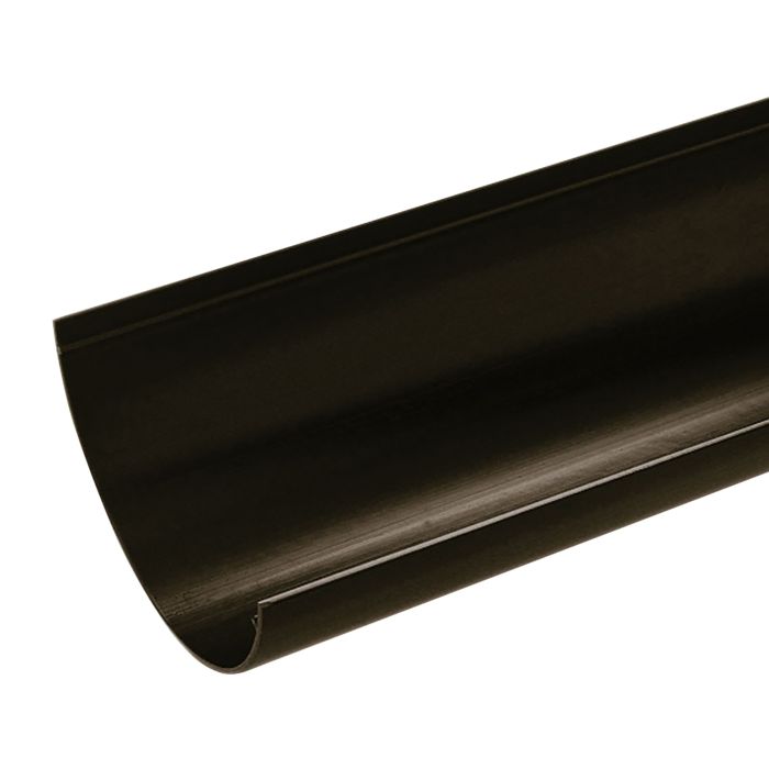Black Commercial Gutter - 170mm x Length 4m
