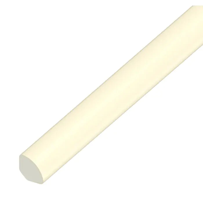 UPVC Quadrant Trim - Cream, 5m x 13mm
