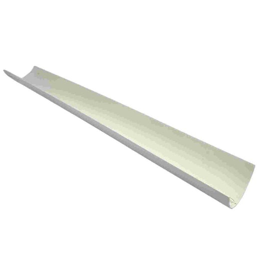 White Half Round Gutter - 112mm x Length 4m
