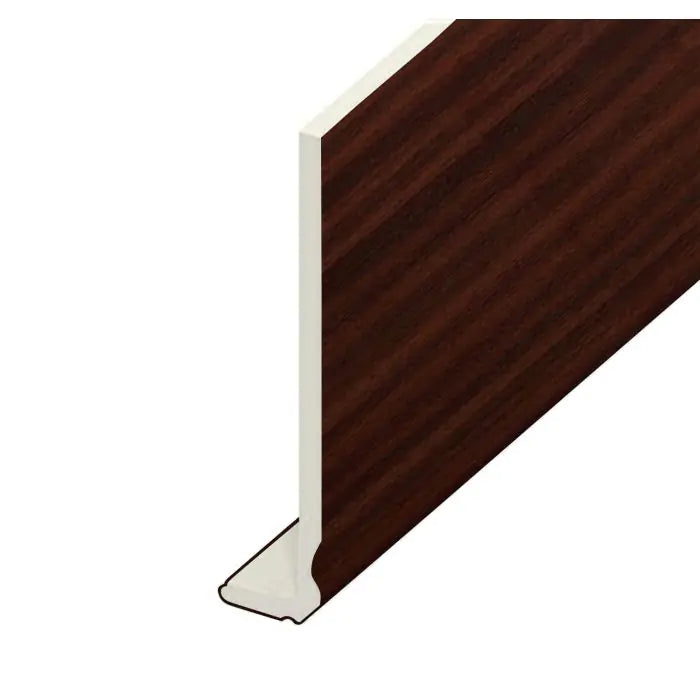UPVC Fascia Capping Board – Rosewood, 5m x 200mm (Ogee)