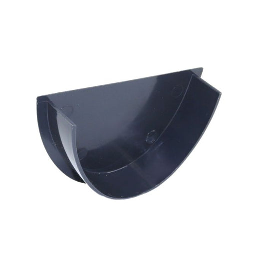 Anthracite Grey Deepflow Guttering Internal Stop-end - 114mm