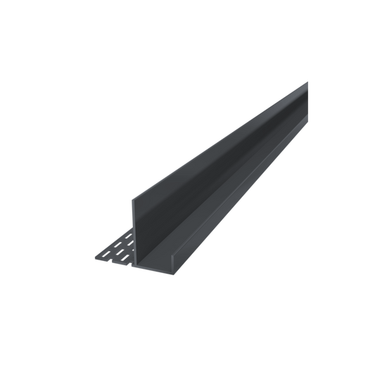 Anthracite Grey Vertical Coastline Cladding Starter Bar / Horizontal Coastline Cladding Dormer Trim – 5m