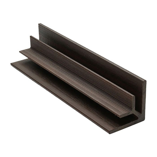 Havana Brown Forma Composite Cladding Internal Corner Trim - Length 3.6m x Width 24mm