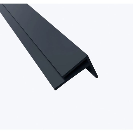 Black Ice Palclad Prime External F Section - Length 3.05m