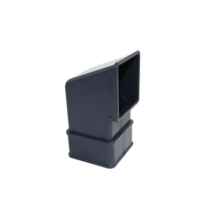 Anthracite Grey Square Guttering Shoe - 114mm