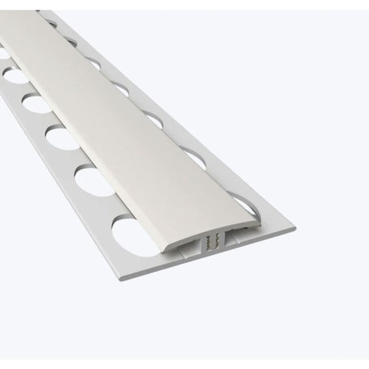 Pastel Cream Palclad Prime 2 Part Division Lid - Length 3.05m