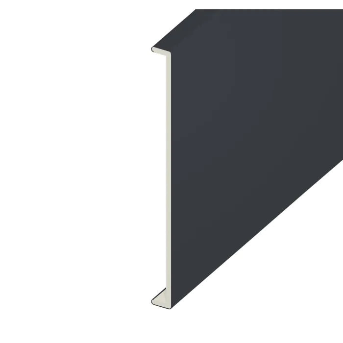 Anthracite Grey Smooth Double Fascia Capping Board - Length 5m x Width 450mm