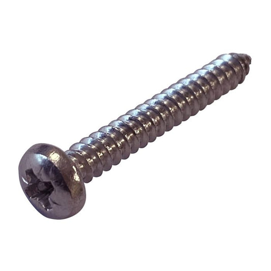 Stainless Steel Pozi Pan Screw 32mm - 50 Pack